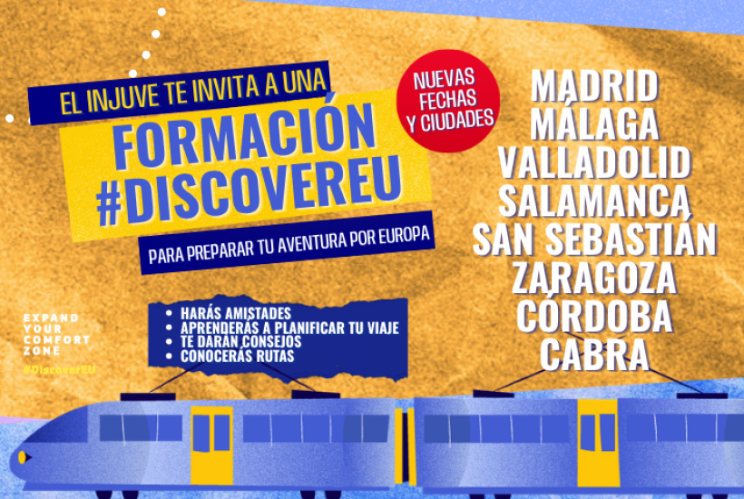 El injuve te invita a una formación #DiscoverEU