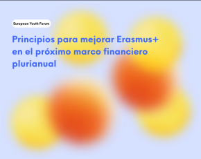 Principios para mejorar Erasmus+ en el próximo marco financiero plurianual